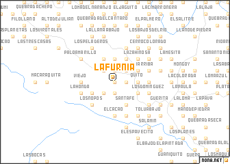 map of La Furnia