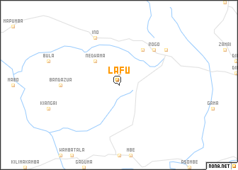 map of Lafu