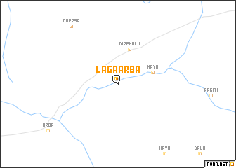 map of Laga Arba