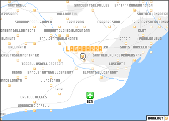 map of La Gabarra