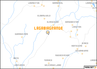 map of La Gabia Grande