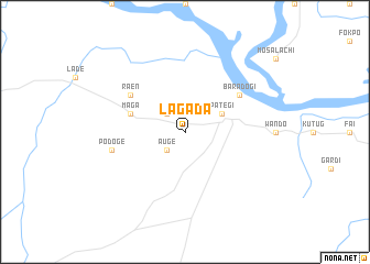 map of Lagada