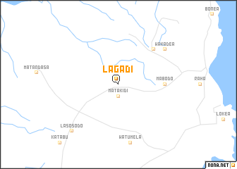 map of Lagadi