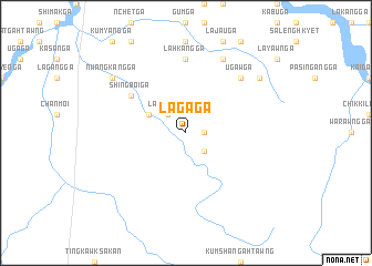 map of Laga Ga