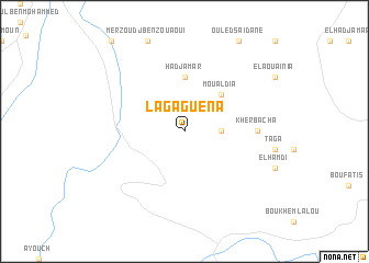 map of Lagaguena