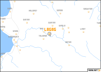 map of Lagag