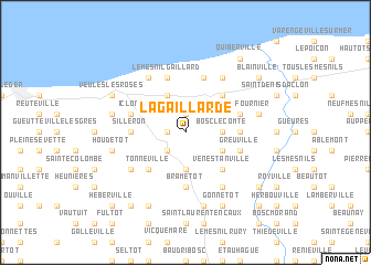 map of La Gaillarde