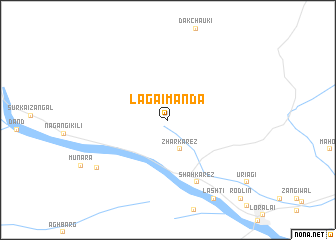 map of Lagai Mānda