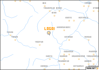 map of Lagai