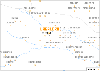 map of La Galera