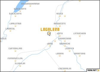 map of La Galera