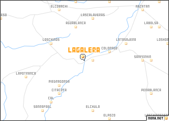 map of La Galera