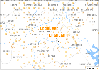 map of La Galera