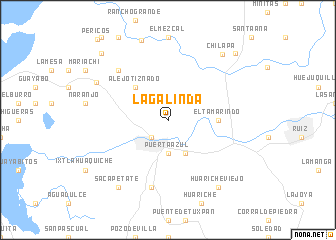 map of La Galinda