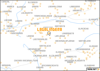 map of La Galindera