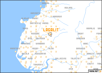 map of Lagalit