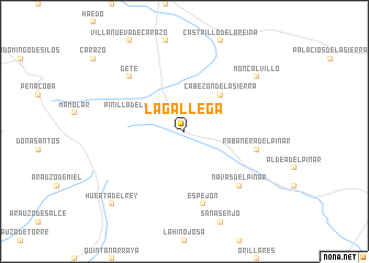 map of La Gallega