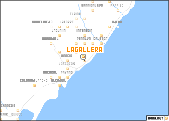 map of La Gallera