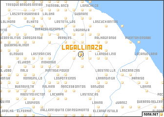 map of La Gallinaza