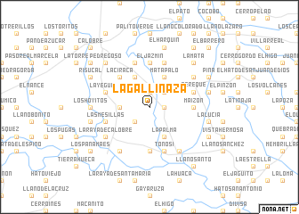 map of La Gallinaza