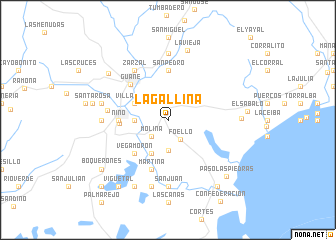 map of La Gallina