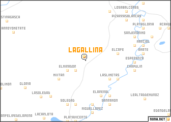 map of La Gallina