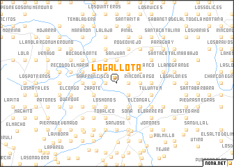 map of La Gallota