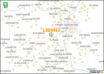 map of La Gamez