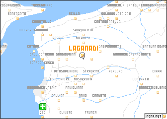 map of Laganadi