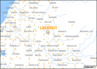 map of Lagandit