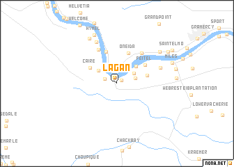 map of Lagan