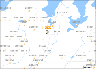 map of Lagan