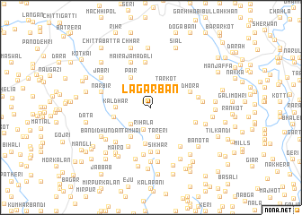 map of Lagarbān