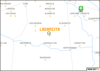 map of La Garcita