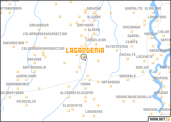 map of La Gardenia