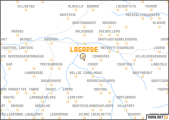 map of Lagarde