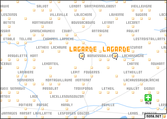 map of La Garde