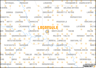 map of La Gardule