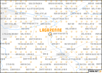 map of La Garenne