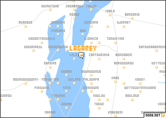 map of Lagarey