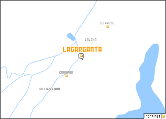 map of La Garganta