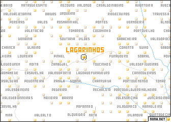 map of Lagarinhos