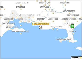 map of La Garonne
