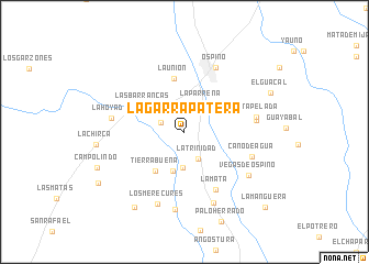 map of La Garrapatera