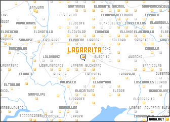 map of La Garrita
