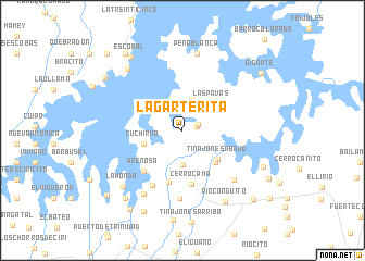 map of Lagarterita