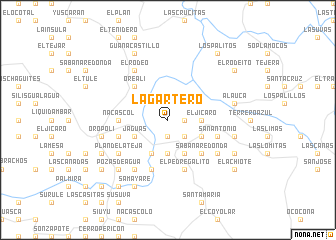 map of Lagartero