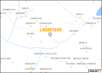 map of Lagartero