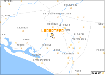 map of Lagartero