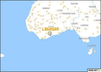 map of Lagasan